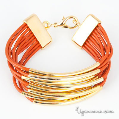 Браслет Glorius, цвет цвет оранжевый / золото