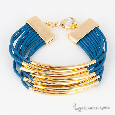 Браслет Glorius, цвет цвет синий / золотой
