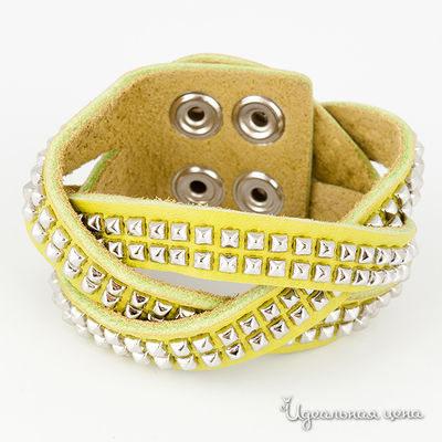 Браслет Glorius, цвет цвет салатовый / серебряный