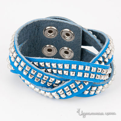 Браслет Glorius, цвет цвет голубой / серебряный