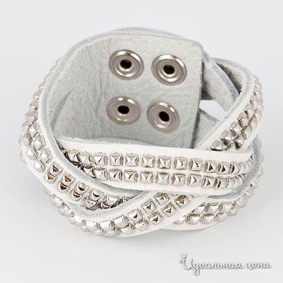 Браслет Glorius, цвет цвет белый / серебряный