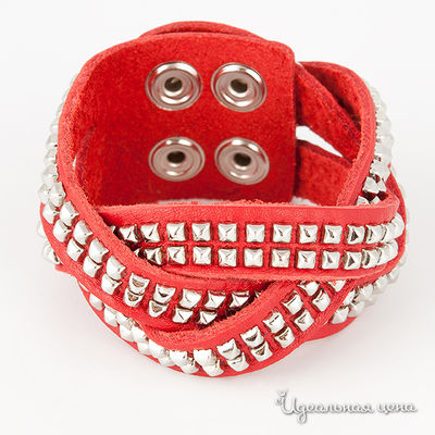 Браслет Glorius, цвет цвет красный / серебряный