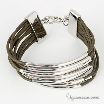 Браслет Glorius, цвет цвет серый / серебряный