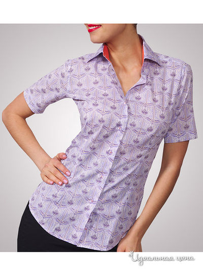 Рубашка Alonzo Corrado, цвет цвет сиреневый