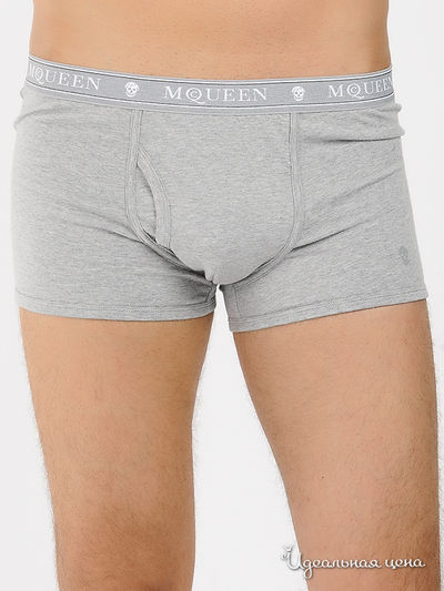 Трусы Alexander Mcqueen, цвет цвет серый