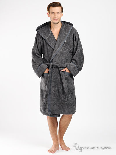 Халат Alexander Mcqueen, цвет цвет серый