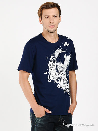 Футболка Alexander Mcqueen, цвет цвет темно-синий