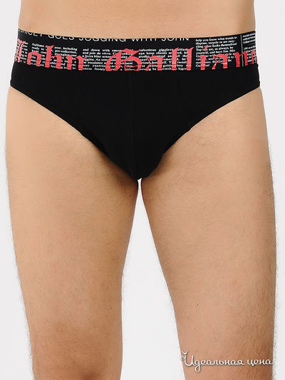 Трусы Galliano, цвет цвет черный