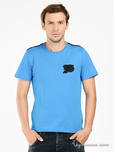 Футболка Galliano, цвет цвет голубой