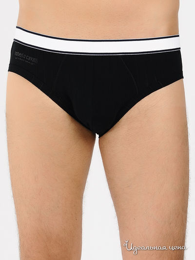 Трусы Roberto Cavalli, цвет цвет черный / белый