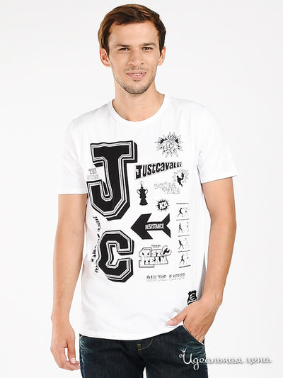 Футболка Roberto Cavalli, цвет цвет белый