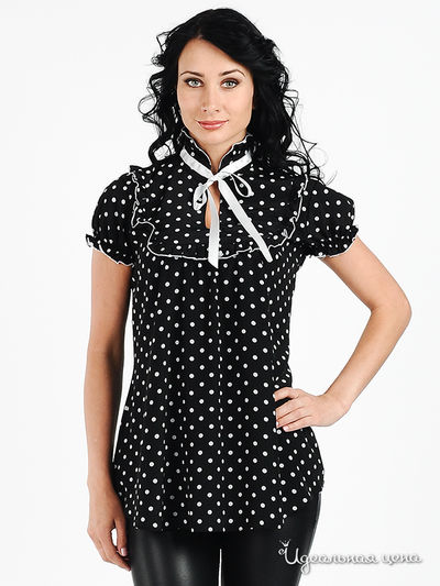 Туника Mirella Sole, цвет цвет черный / белый