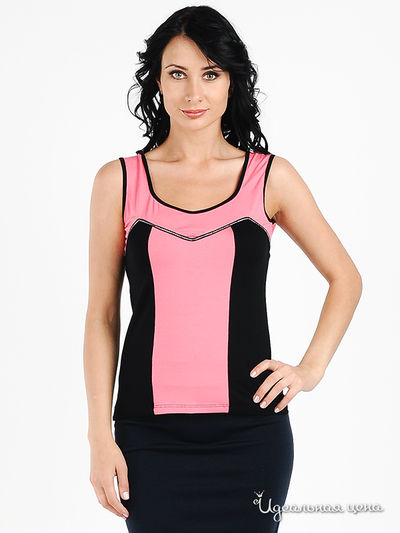 Блуза Mirella Sole, цвет цвет коралловый / черный