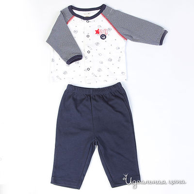 Комплект Teeny Tiny, цвет цвет темно-синий / белый