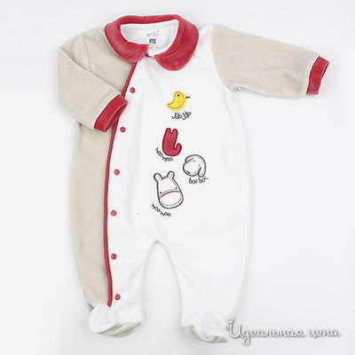 Комбинезон Teeny Tiny, цвет цвет песочный / белый