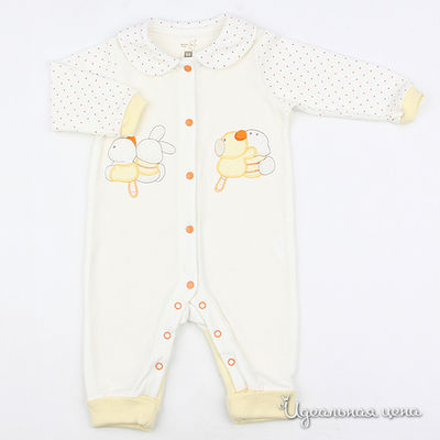 Комбинезон Teeny Tiny, цвет цвет кремовый / желтый