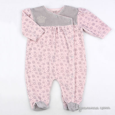 Комбинезон Teeny Tiny, цвет цвет серый / розовый