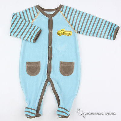 Комбинезон Teeny Tiny, цвет цвет серый / голубой
