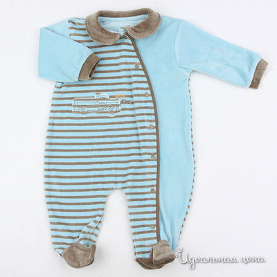 Комбинезон Teeny Tiny, цвет цвет серый / голубой