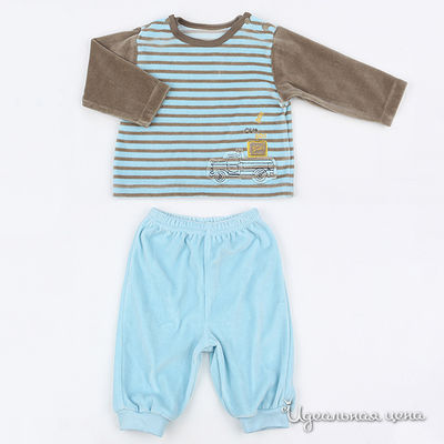 Комплект Teeny Tiny, цвет цвет серый / голубой