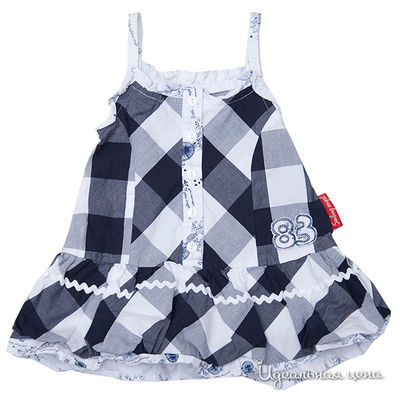 Сарафан Dirkje, цвет цвет тёмно-сине-белая клетка