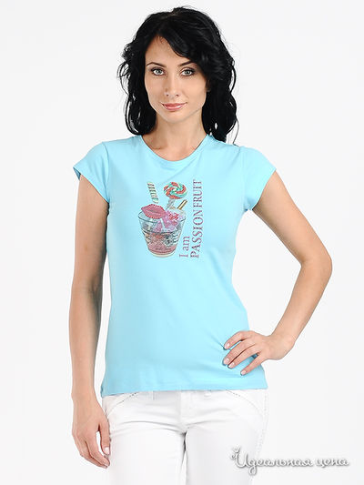 Футболка Take Two, цвет цвет голубой