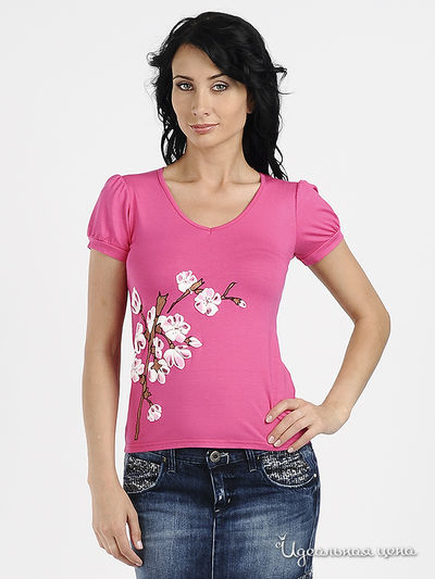 Футболка Наталья Новикова, цвет цвет розовый