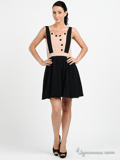 Платье Kling, цвет цвет бежевый / черный