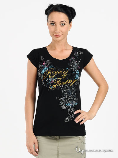 Футболка Amelie, цвет цвет черный