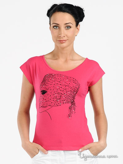 Футболка Amelie, цвет цвет коралловый
