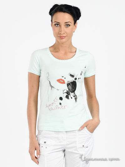 Футболка Amelie, цвет цвет белый