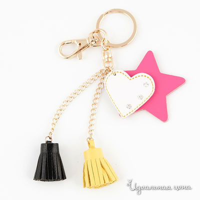 Брелок Lastoria, цвет цвет розовый / белый