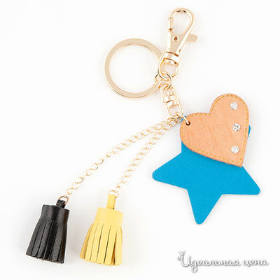 Брелок Lastoria, цвет цвет голубой / бежевый