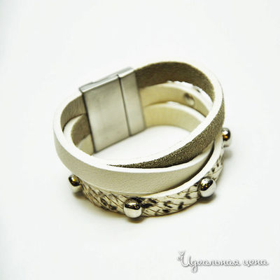 Браслет Puntotres, цвет цвет светло-бежевый