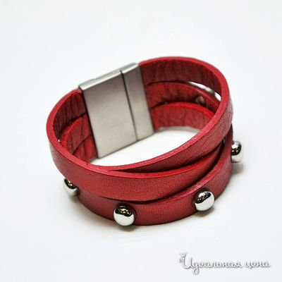 Браслет Puntotres, цвет цвет красный