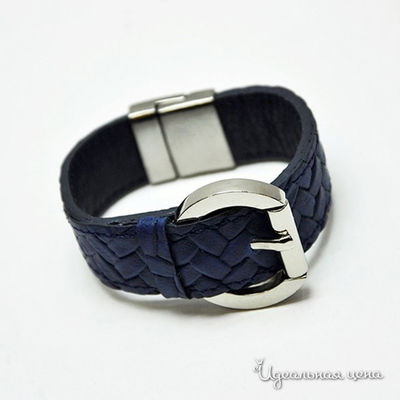 Браслет Puntotres, цвет цвет бежево-синий