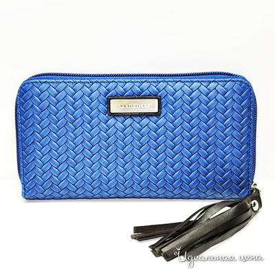 Портмоне Puntotres, цвет цвет синий / темно-коричневый