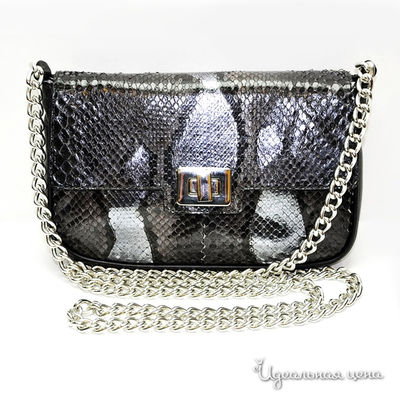 Клатч Puntotres, цвет цвет серый / черный