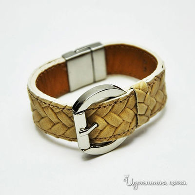 Браслет Puntotres, цвет цвет бежевый