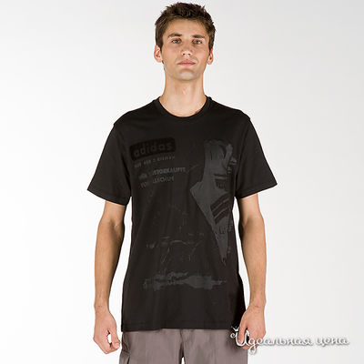 Футболка Adidas, цвет цвет черный