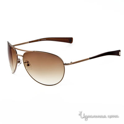 Очки Calvin Klein, цвет цвет коричневый