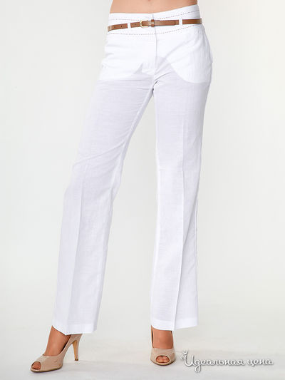 Брюки Pompa, цвет цвет белый