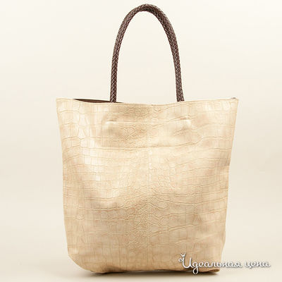 Сумка Bisous, цвет цвет светло-кремовый / коричневый