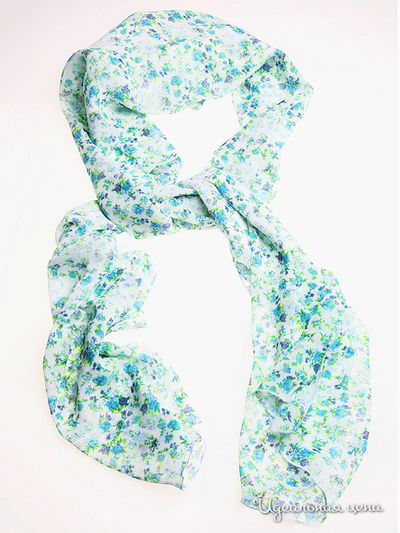 Шарф Sareo, цвет цвет белый / голубой