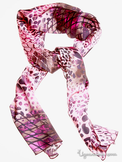 Шарф Sareo, цвет цвет коричневый / фуксия