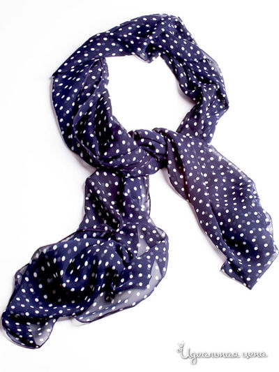 Шарф Sareo, цвет цвет темно-синий / белый