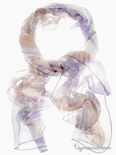 Шарф Sareo, цвет цвет сиреневый / серо-коричневый
