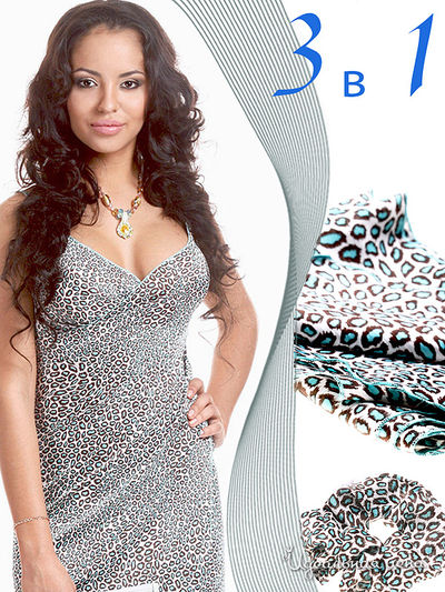 Комплект Sareo, цвет цвет бежевый / коричневый / голубой