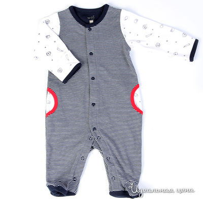 Комбинезон Teeny Tiny, цвет цвет темно-синий / белый