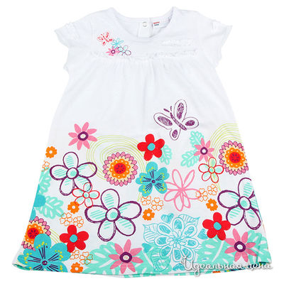 Платье Teeny Tiny, цвет цвет белый / голубой